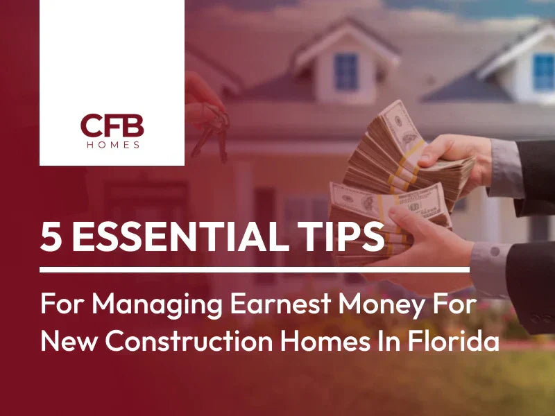 tips for managing earnest money for new construction